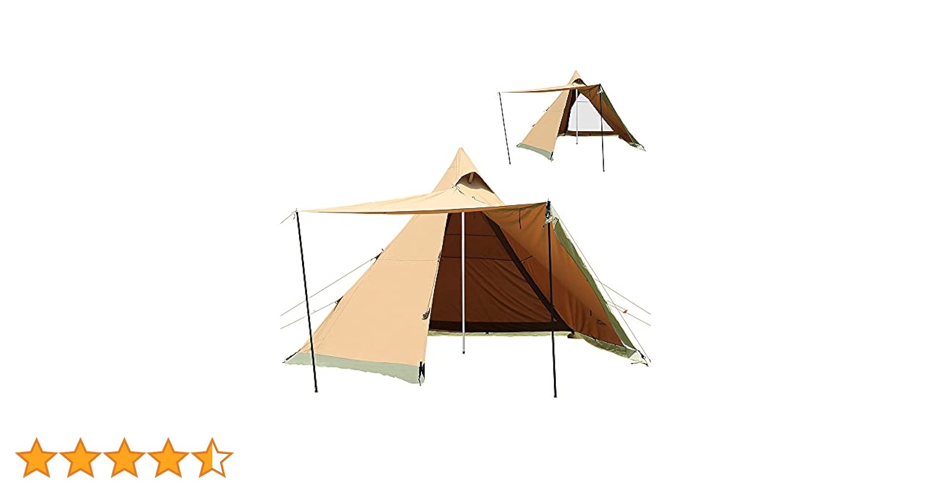 専用新品　soomloom HAPI 4P フライシートのみ Soomloom HAPI 4Pのテスト張り！インナーやグランドシートも写真
